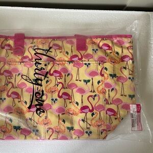 Thirty-One Flamingo Print Tote